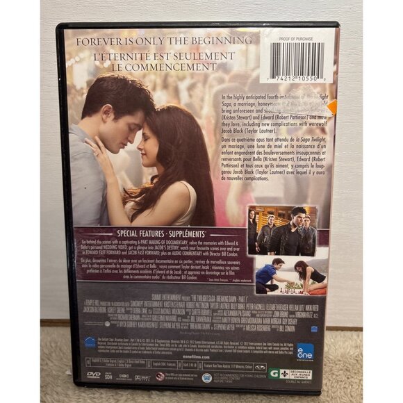 The Twilight Saga: Breaking Dawn Part 1 Two-Disc Special Edition DVD - Picture 2 of 4